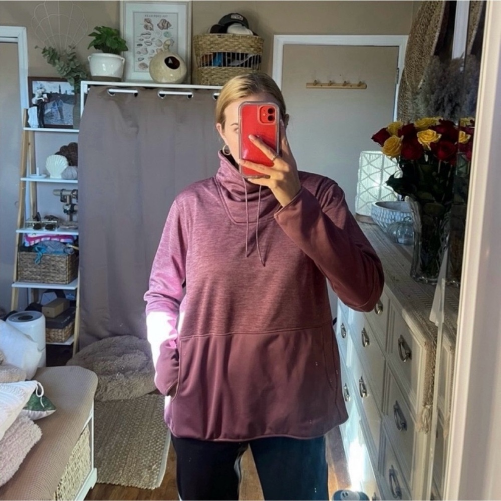 Columbia Rosemont Station Pullover in Antique Mauve Heather